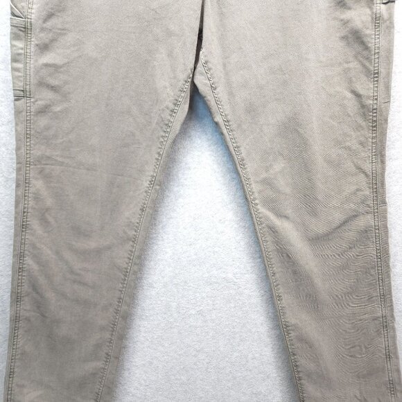 Abercrombie & Fitch Heavy Canvas Carpenter Pants Mens 34x34 Cotton Workwear - Picture 3 of 15